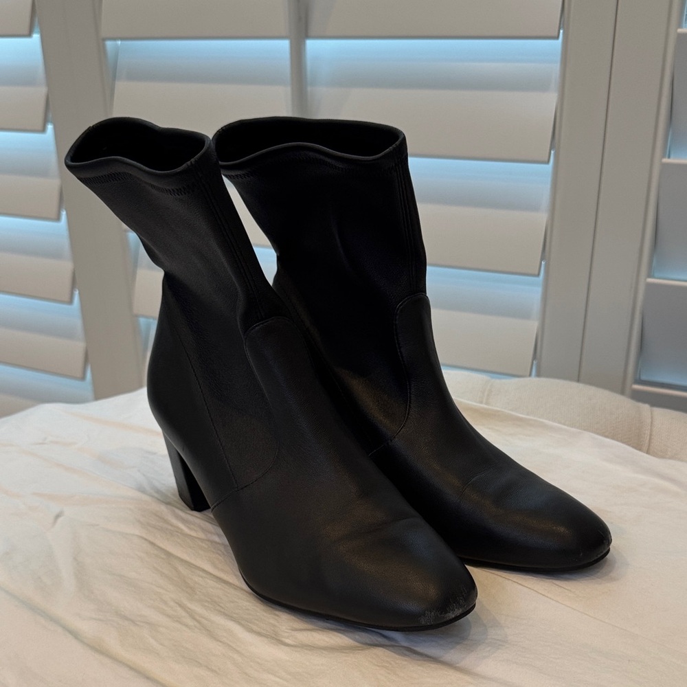 Stuart Weitzman Black Heeled Boots